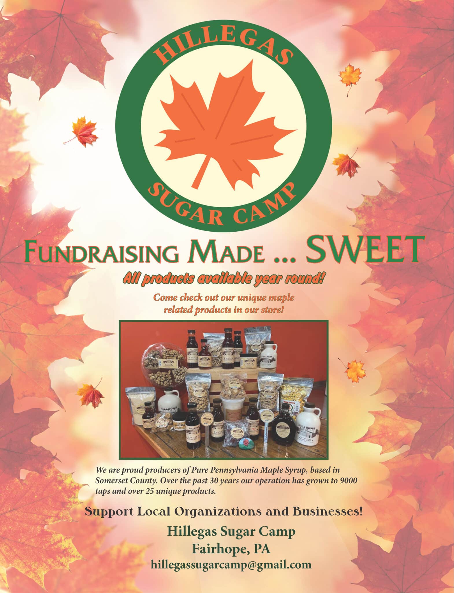 Hillegas Sugar Camp Fundraiser Booklet