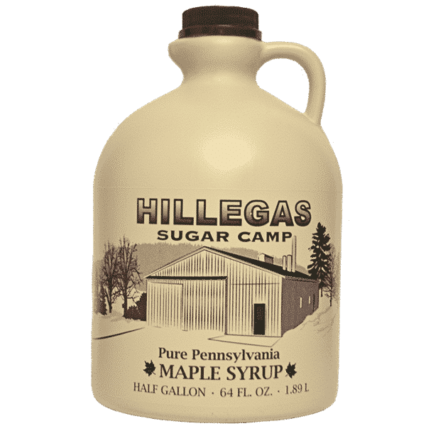 hillegas sugar camp half gallon maple syrup