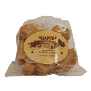 hillegas sugar camp maple candy qtr pound