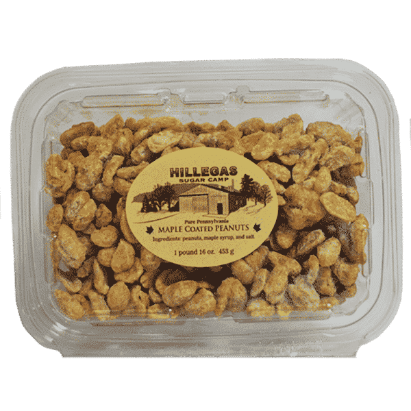 hillegas sugar camp maple coated peanuts pound