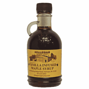 hillegas sugar camp vanilla infused maple syrup