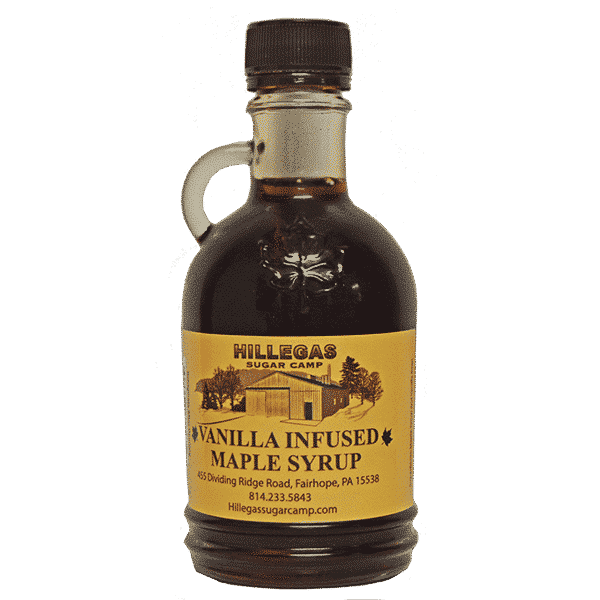 hillegas sugar camp vanilla infused maple syrup